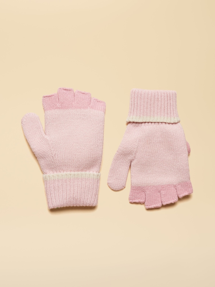 Joules Carey Pink Character Gloves - Image 2 of 3 Joules Carey Pink Character Gloves - Image 2 of 3
