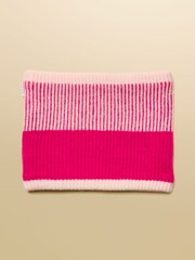 Joules Wanderer Pink Cosy Lined Snood - Image 2 of 4