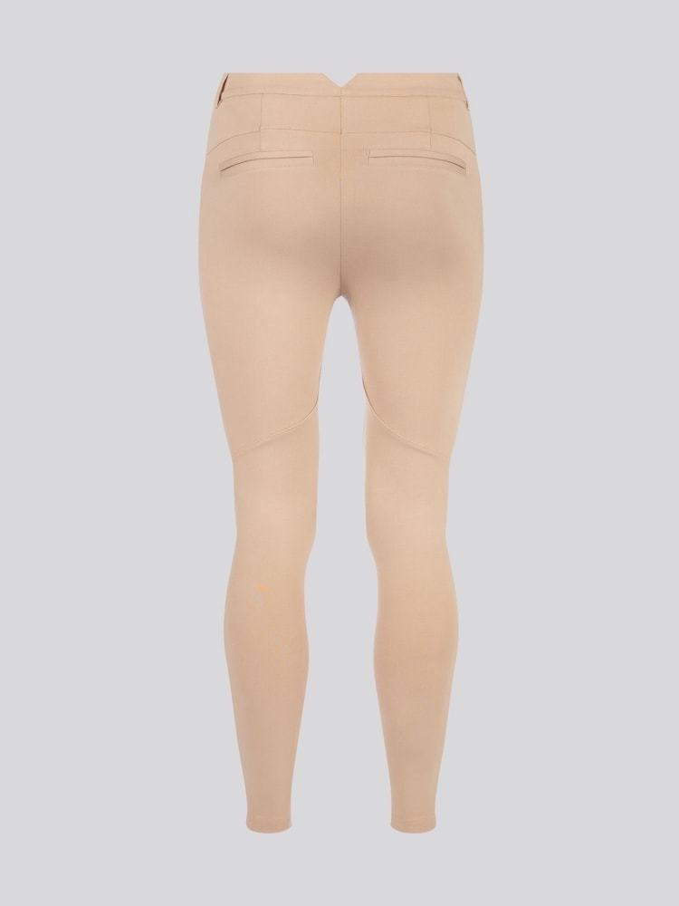Natural - U.S. Polo Assn. Natural Womens Stretch Contour Smart Trousers - Image 7 of 9