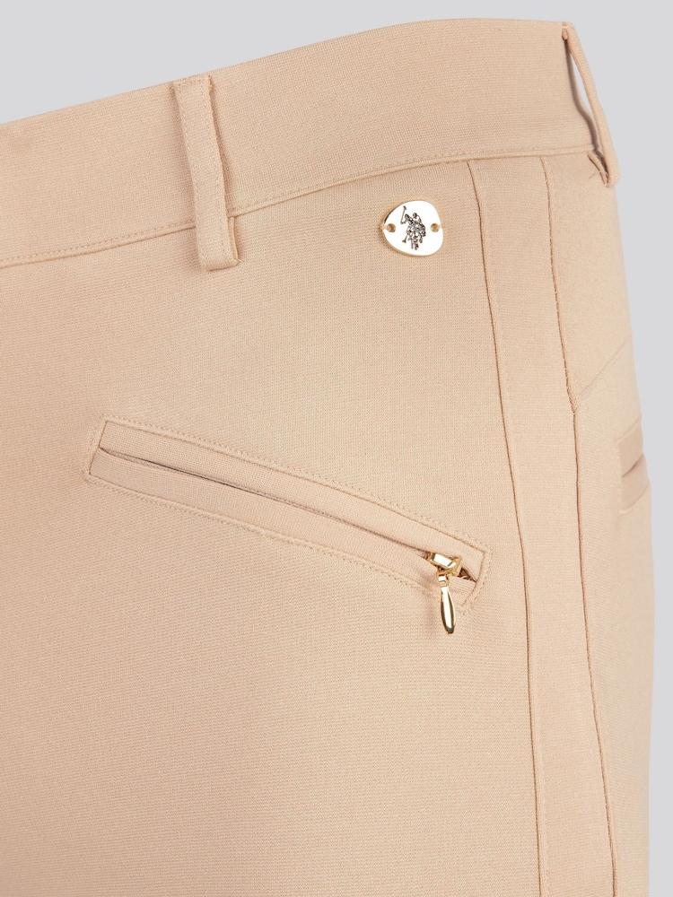 U.S. Polo Assn. Natural Natural Womens Stretch Contour Smart Trousers - Image 9 of 9