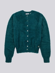 U.S. Polo Assn Green Womens Fluffy Cardigan - Image 7 of 9