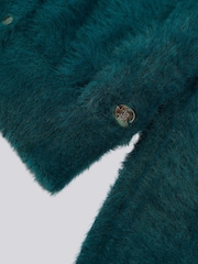 U.S. Polo Assn Green Womens Fluffy Cardigan - Image 9 of 9