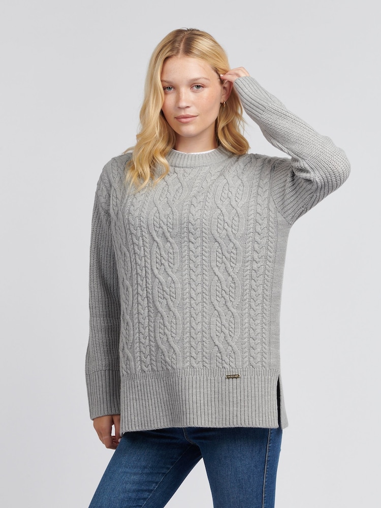 U.S. Polo Assn Womens Aran Knit Jumper - Imagen 1 de 6 U.S. Polo Assn Womens Aran Knit Jumper - Imagen 1 de 6