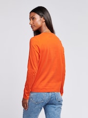 U.S. Polo Assn Womens Long Sleeve 100% Cotton T-Shirt - Imagen 4 de 6