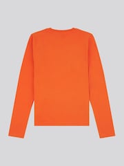 U.S. Polo Assn Womens Long Sleeve 100% Cotton T-Shirt - Imagen 6 de 6