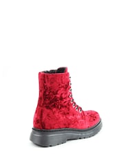 Heavenly Feet Velour Eva Ankle Boots - Image 3 of 6