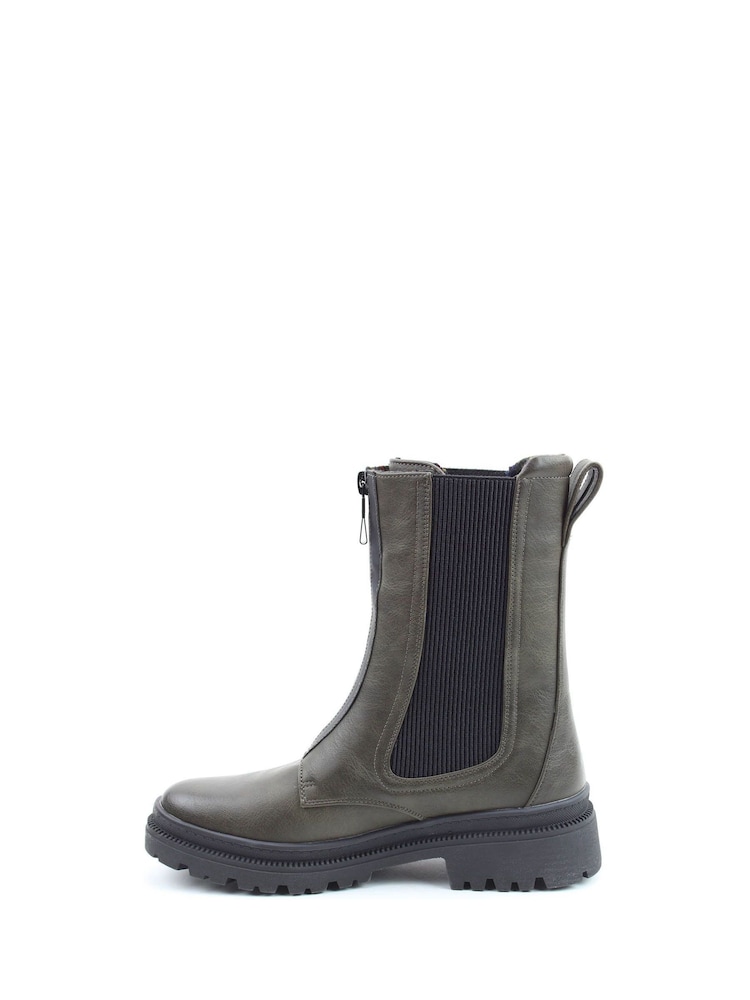 Heavenly Feet Aldina Zip Front Ankle Boots - Image 2 of 6