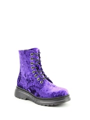 Heavenly Feet Velour Eva Ankle Boots - Image 3 of 6