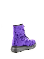 Heavenly Feet Velour Eva Ankle Boots - Image 4 of 6