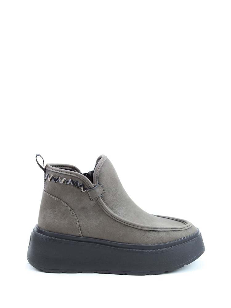 Heavenly Feet Dark Grey Cadenza Ankle Boots - Image 1 of 6