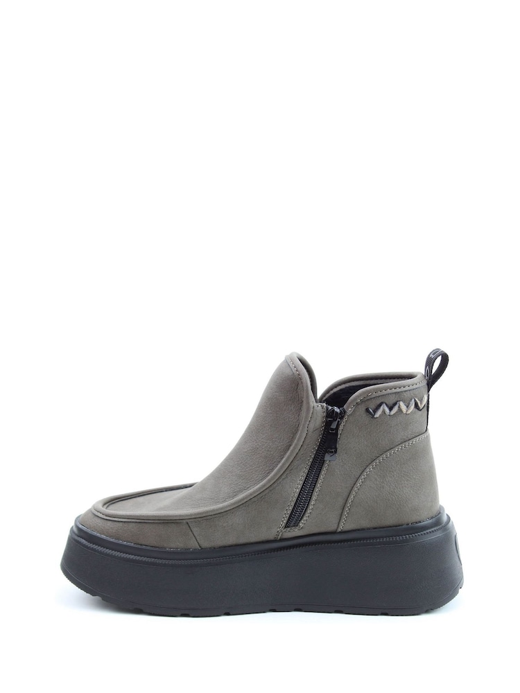 Heavenly Feet Dark Grey Cadenza Ankle Boots - Image 2 of 6