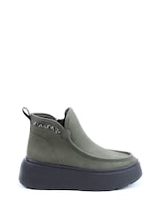 Heavenly Feet Khaki Green Cadenza Ankle Boots - Image 1 of 5