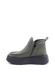 Heavenly Feet Khaki Green Cadenza Ankle Boots - Image 2 of 5