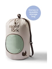 Night Lark Seersucker Coverless Duvet and Pillowcase 10.5 Tog Set - Image 8 of 9