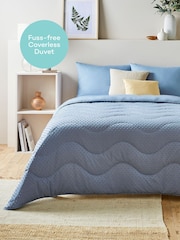 Night Lark Tufted Dot Coverless 4.5 Tog Duvet and Pillowcase Set - Image 2 of 8