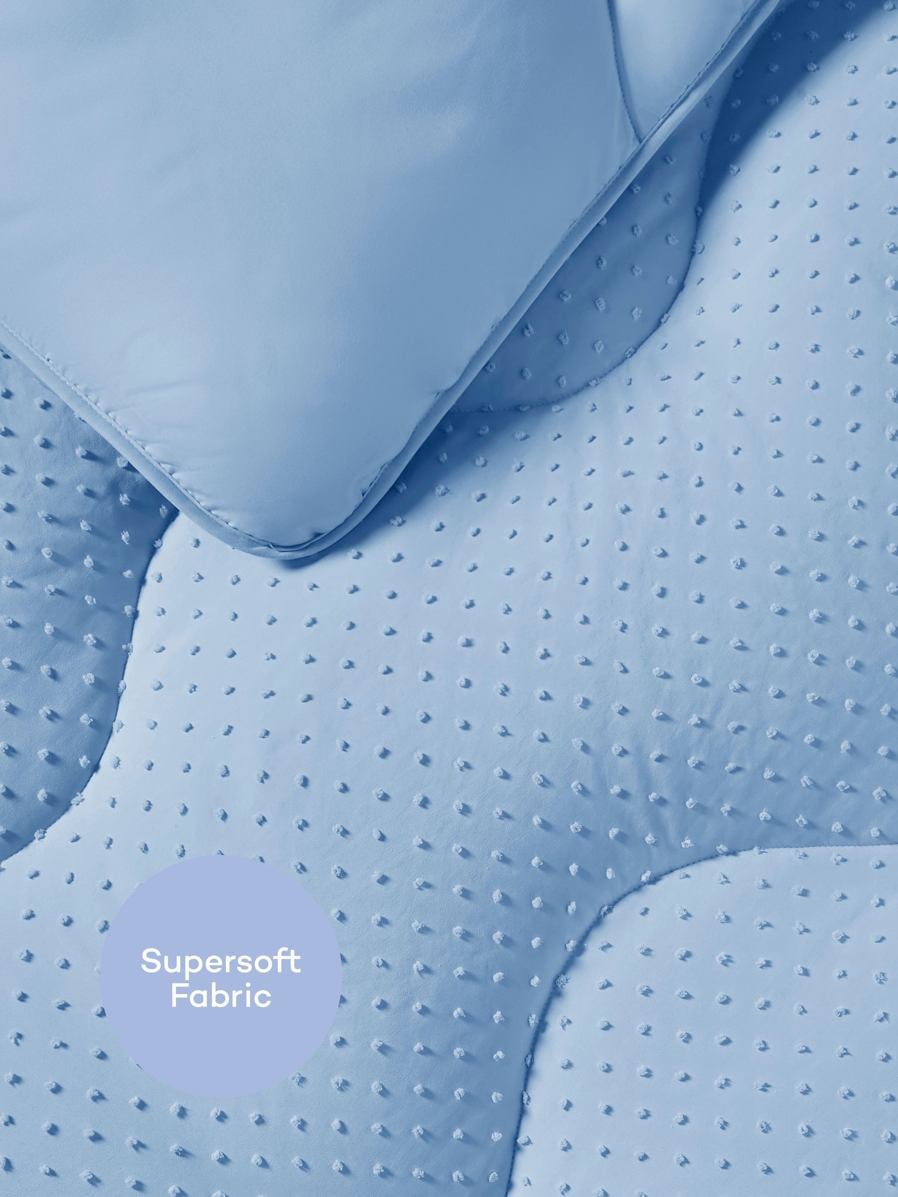 Night Lark - Coverless Duvet - 4.5 Tog - Double - Linen Collection - Soft Touch Luxury Bedding