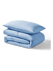 Night Lark Tufted Dot Coverless 10.5 Tog Duvet and Pillowcase Set - Image 6 of 8
