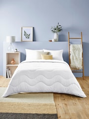 Night Lark Tufted Dot Coverless 10.5 Tog Duvet and Pillowcase Set - Image 1 of 8