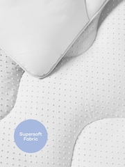 Night Lark Tufted Dot Coverless 10.5 Tog Duvet and Pillowcase Set - Image 3 of 8