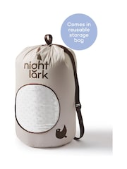 Night Lark Tufted Dot Coverless 10.5 Tog Duvet and Pillowcase Set - Image 7 of 8