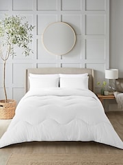 Night Lark Seersucker Coverless Duvet and Pillowcase 10.5 Tog Set - Image 1 of 9