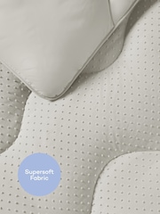 Night Lark Tufted Dot Coverless 4.5 Tog Duvet and Pillowcase Set - Image 3 of 8
