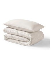 Night Lark Tufted Dot Coverless 4.5 Tog Duvet and Pillowcase Set - Image 6 of 8