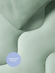 Night Lark Seersucker Coverless Duvet and Pillowcase 4.5 Tog Set - Image 2 of 9