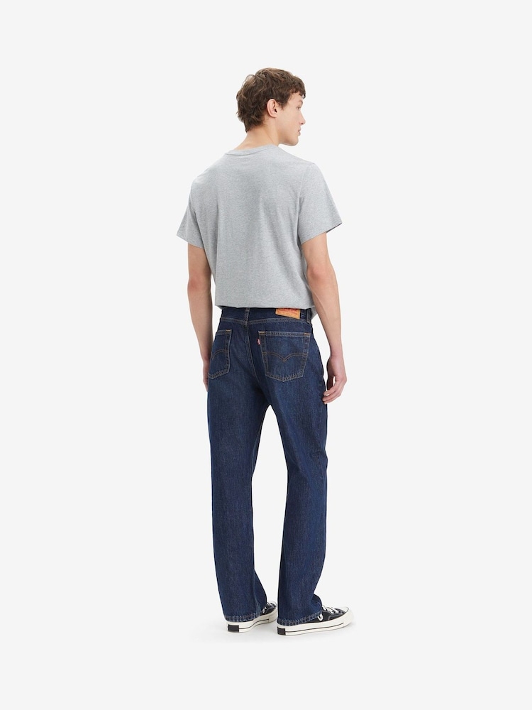 Levi's® Blue 565 Loose Straight Worn In 100% Cotton Jeans - Image 2 of 5