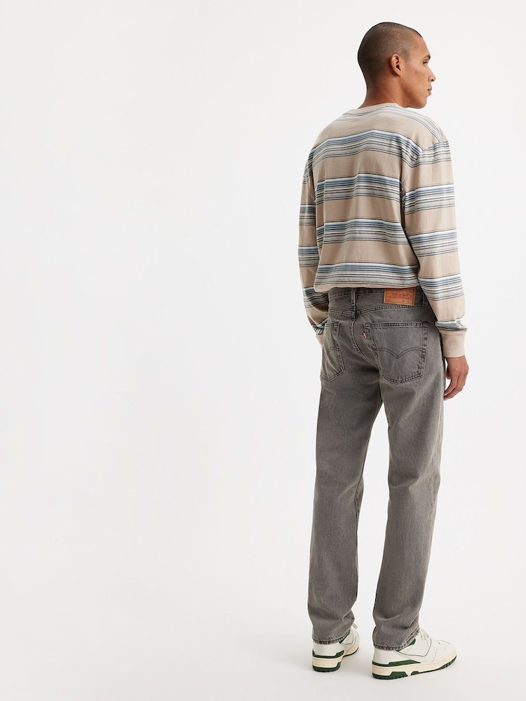 Levi's® Grey Original Fit  501® 100% Cotton Jeans - Image 2 of 9