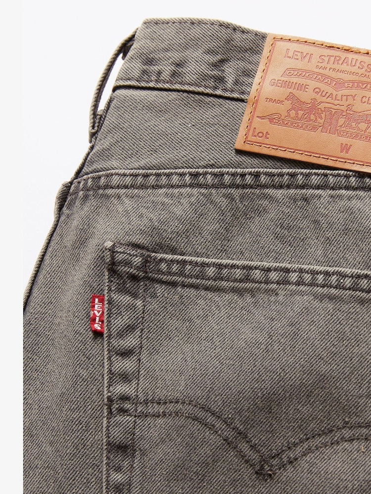 Levi's® Grey Original Fit  501® 100% Cotton Jeans - Image 7 of 9