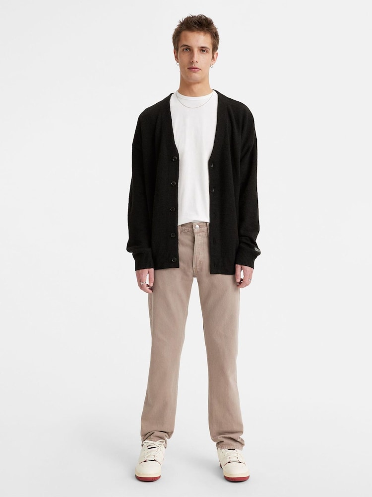 Levi's® Cream Original Fit 501® 100% Cotton Jeans - Image 1 of 4