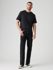 Levi's® Black 100% Cotton Relaxed 555 Straight Jeans - Image 1 of 6