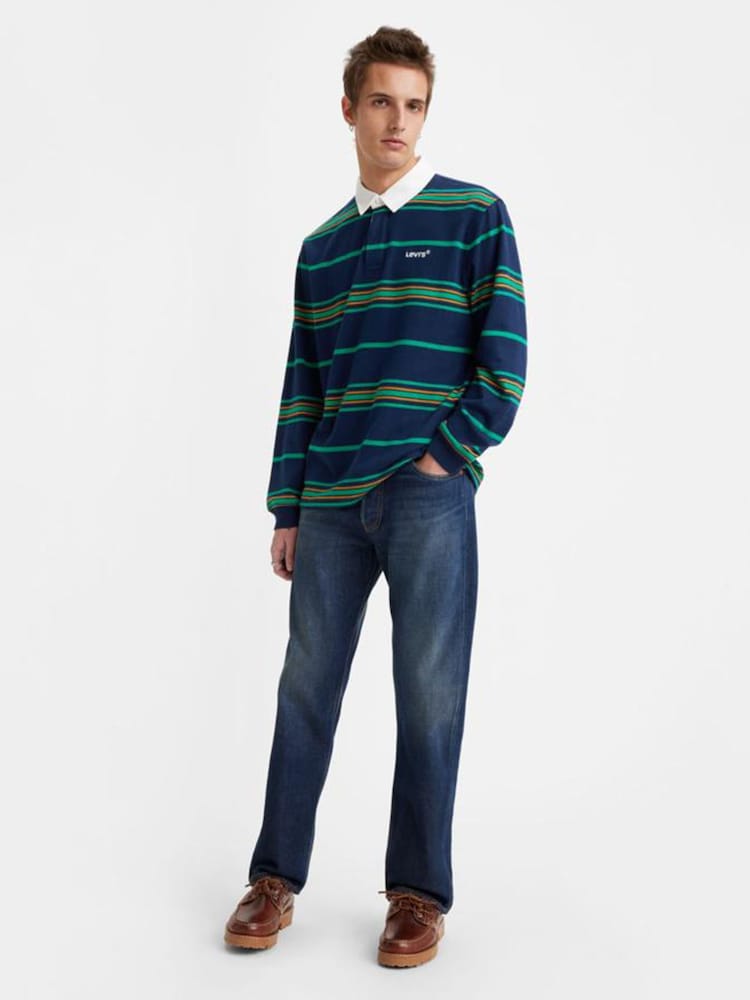 Levi's® Blue Original Fit 501® 100% Cotton Jeans - Image 1 of 11 Levi's® Blue Original Fit 501® 100% Cotton Jeans - Image 1 of 11