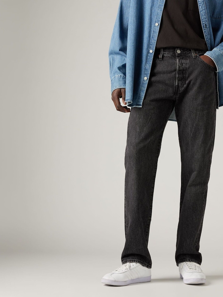 Levi's® Black Original Fit 501® 100% Cotton Jeans - Image 1 of 10