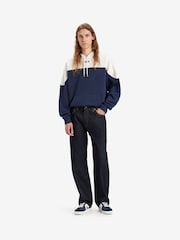 Levi's® Blue 555 Relaxed 100% Cotton Straight Flat Finish Jeans - Image 1 of 7