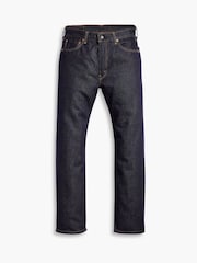 Levi's® Blue 555 Relaxed 100% Cotton Straight Flat Finish Jeans - Image 4 of 7