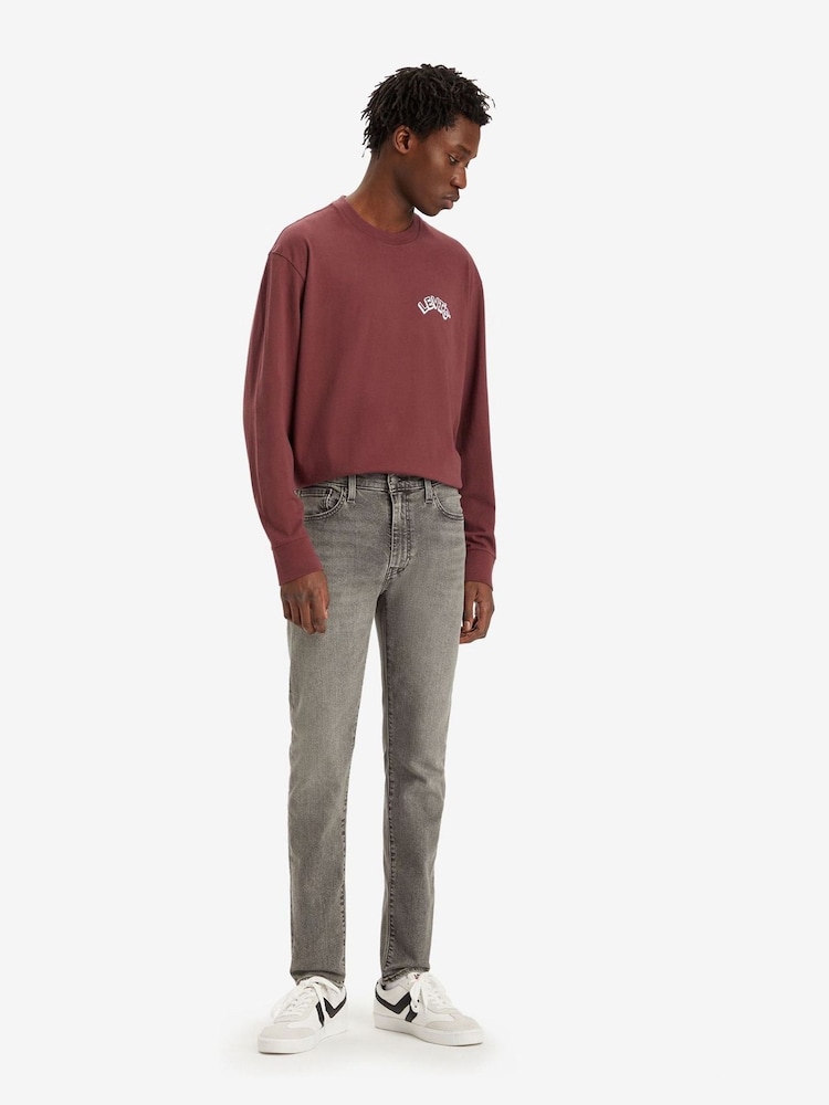 Gri - Blugi cu croi conic slim Levi's® 512® - Image 4 of 8