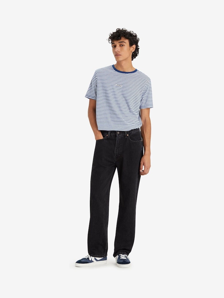 Levi's® Black 565 Loose Straight 100% Cotton Jeans - Image 1 of 5