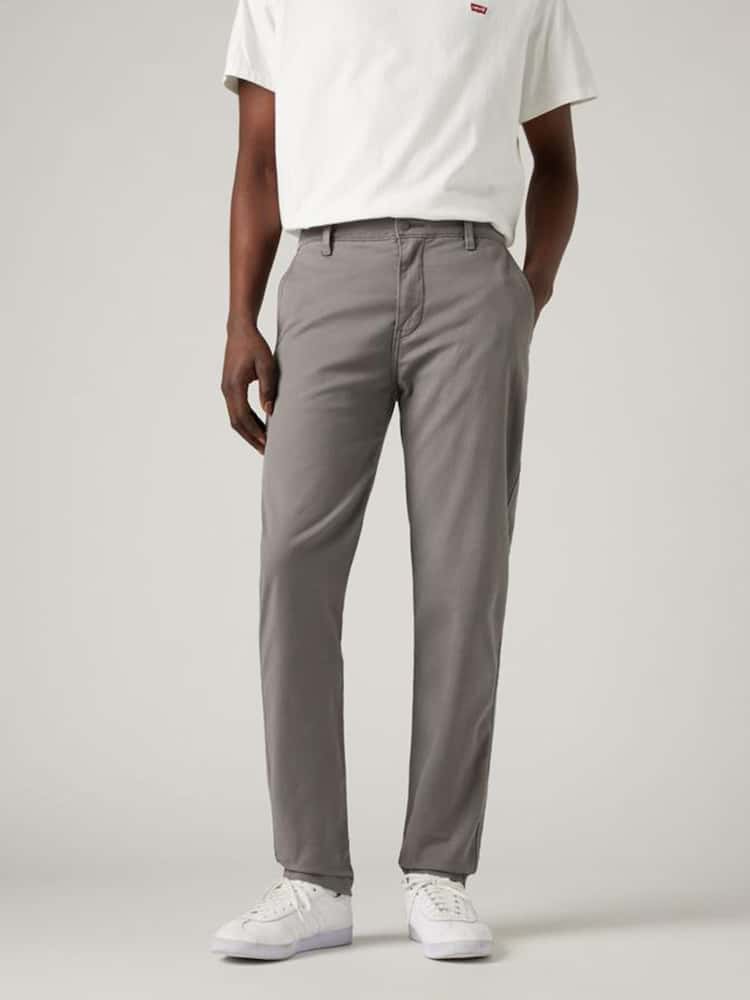 Levi's® Grey Slim XX Chinos Trousers - Image 1 of 8 Levi's® Grey Slim XX Chinos Trousers - Image 1 of 8