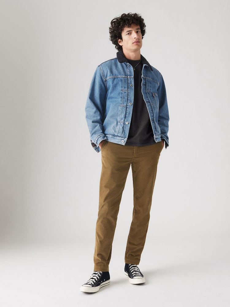 Levi's® Brown XX Chino STD II 100% Cotton Trousers - Image 1 of 9