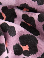 Lilac Purple Animal Print Leggings (3-16yrs) - Image 5 of 6