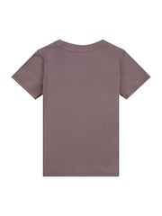 Juicy Couture Grey Girls Fitted Diamante 100% Cotton T-Shirt - Image 2 of 3
