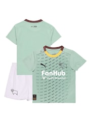 Puma Green Infants Derby County Away Kit 2024-25 - Image 1 of 5