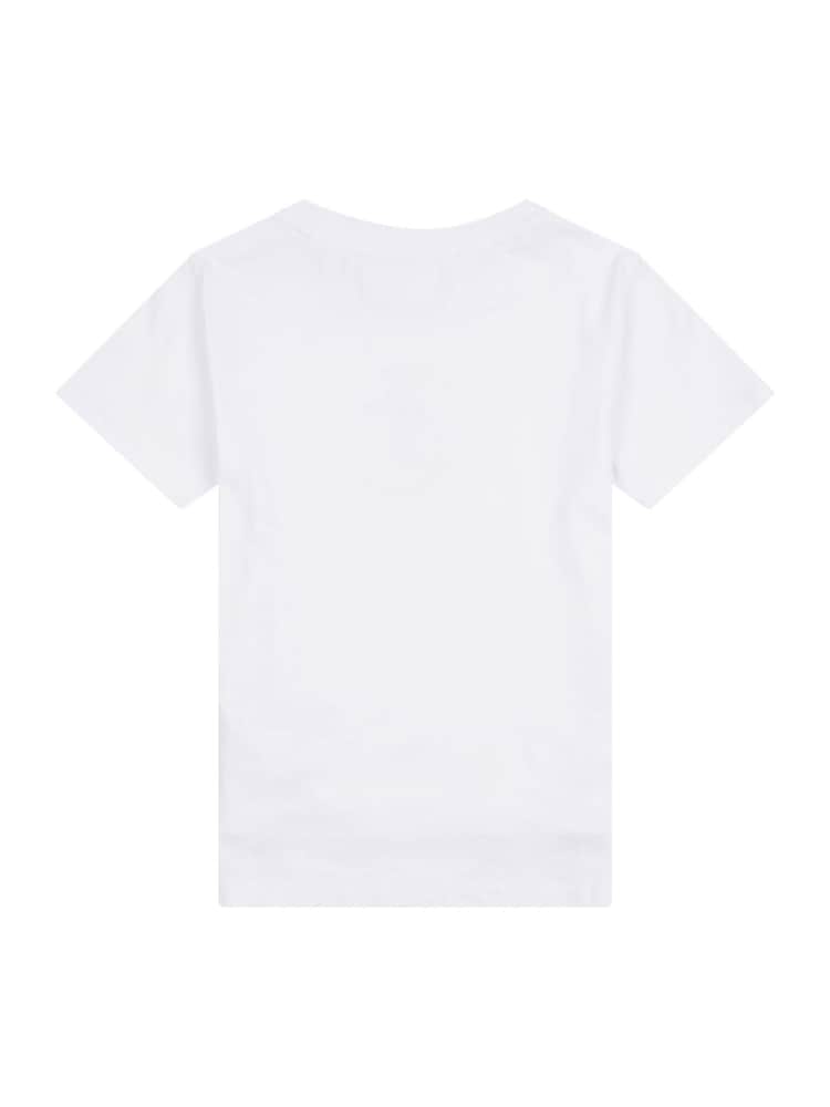 Juicy Couture White Girls Tonal Diamante Fitted 100% Cotton T-Shirt - Image 7 of 8