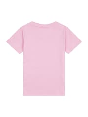 Juicy Couture Pink Girls Fitted Diamante 100% Cotton T-Shirt - Image 6 of 7