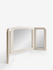 White Sadie Solid Mango Wood Mirror - Image 4 of 6