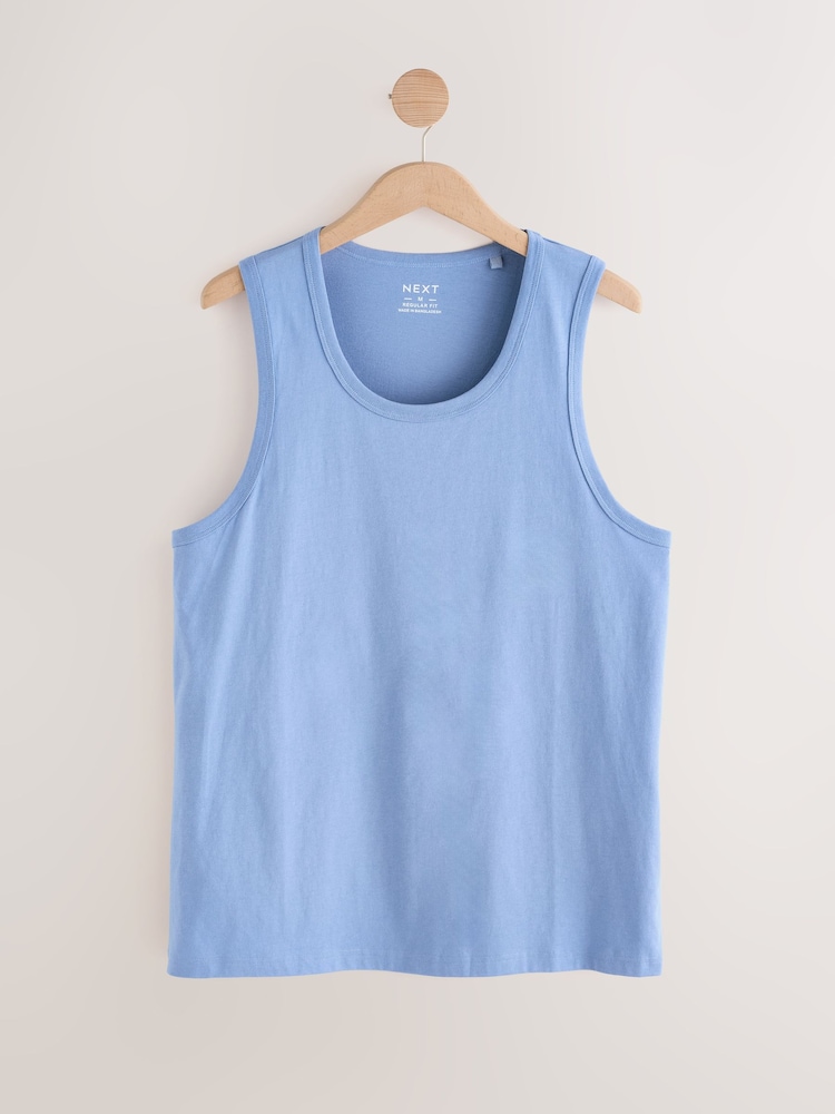 Blue Regular Fit Vest - Image 5 of 7