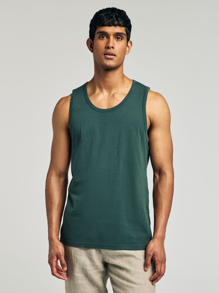 Verde - Corte estándar - Camiseta sin mangas - Imagen 1 de 6 Verde - Corte estándar - Camiseta sin mangas - Imagen 1 de 6