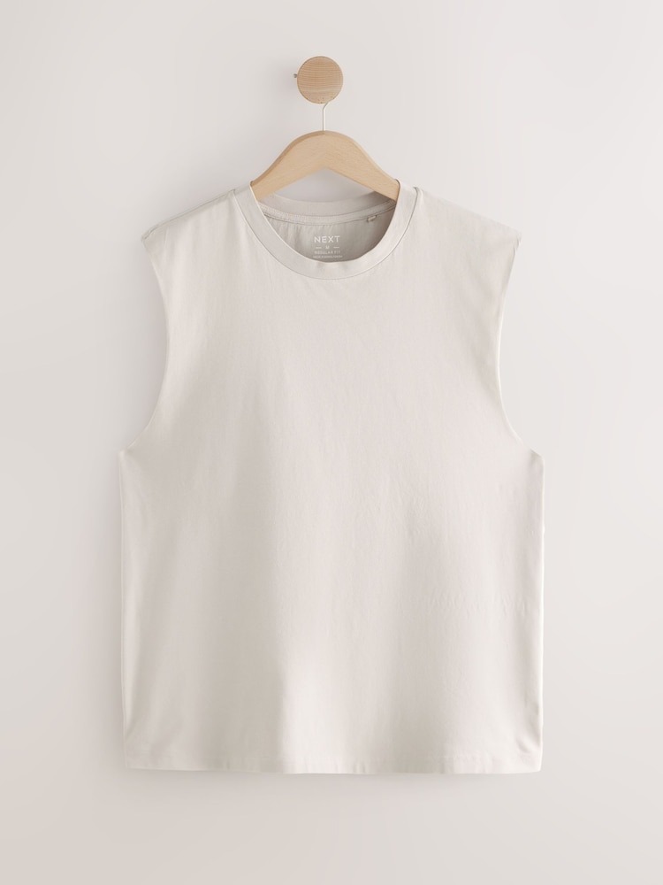Light Neutral Tank Top Vest - Image 5 of 7